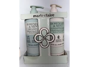 Marie Claire Rosemary & Mint Volumizing & Growth Shampoo and Conditioner Set
